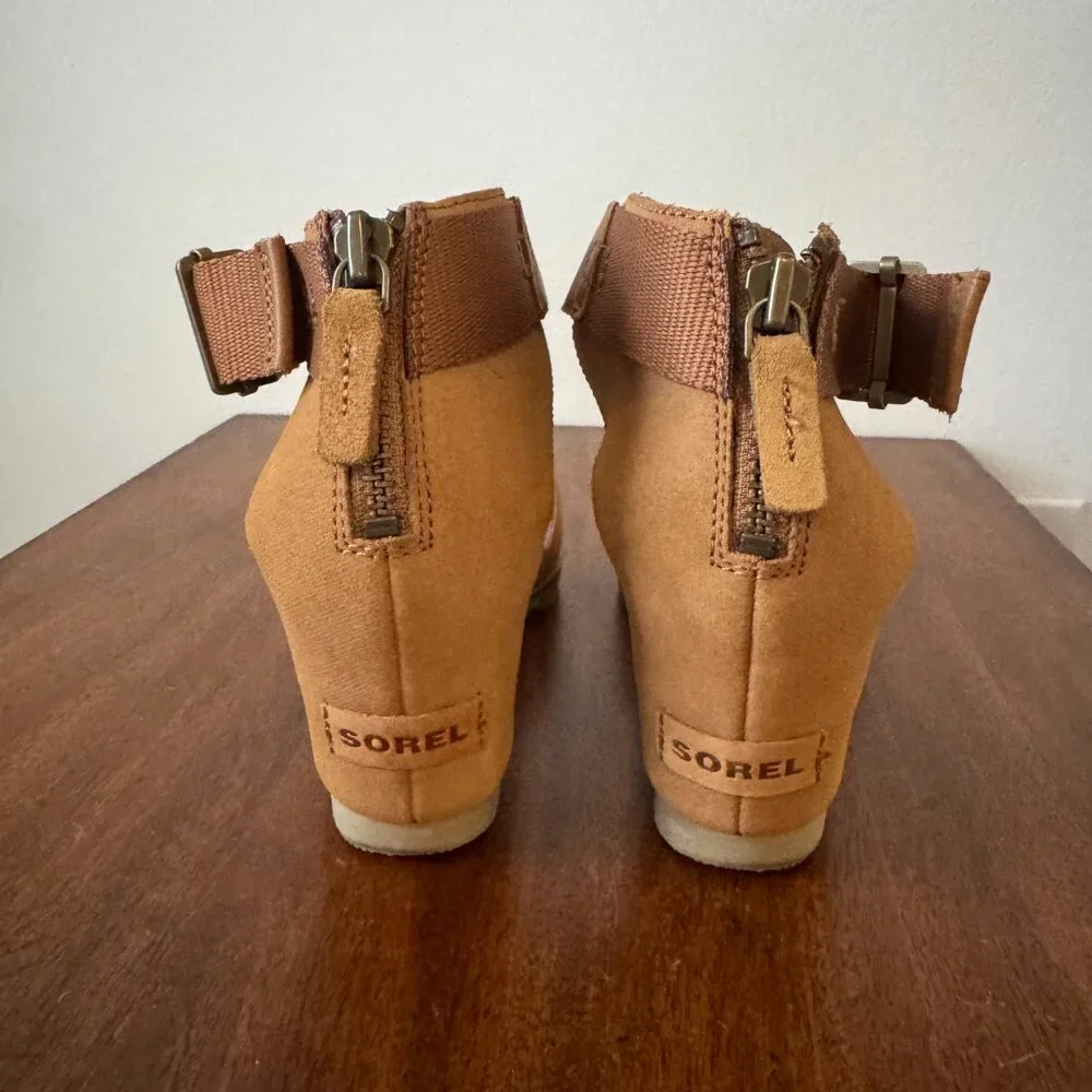 Sorel Joanie II Ankle Strap Wedge Sandals - Picture 7 of 11